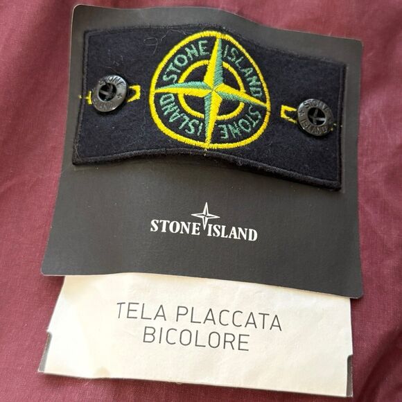 STONE ISLAND Tri-Color Jacket In Mustard Size L - Picture 12 of 15